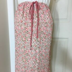 Vintage April Cornell knee-length rayon skirt Sz Medium